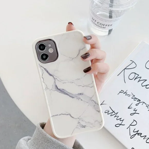 NEW iPhone 13/12/Pro/Max Protective Marble iphone case