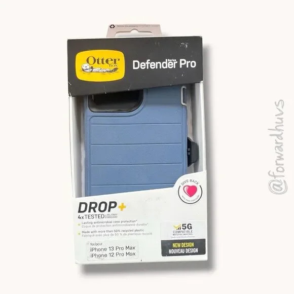 OtterBox Defender Pro Case Blue iPhone 12 13 Pro Max Open Box