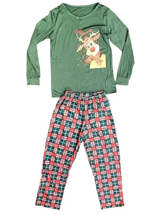 Rudolph Christmas Pajama Set Women’s XXL – Good Morning Holiday PJs NWT
