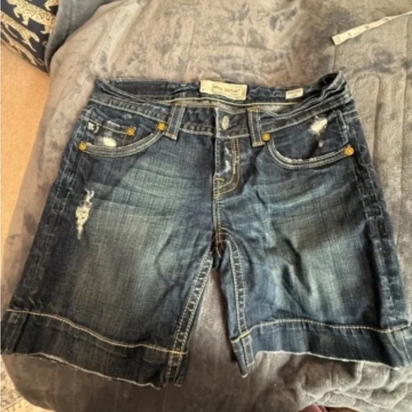 Dark Wash Denim Women's Shorts