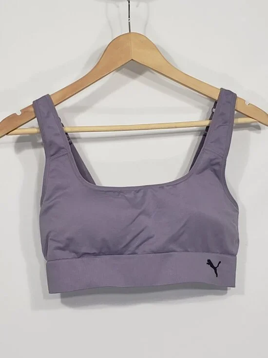 PUMA  Purple Lilac Padded Sports Bra  XL