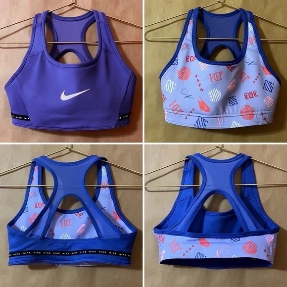 Nike | Women's Center Swoosh Reversible Sports Bra Racerback Size XS