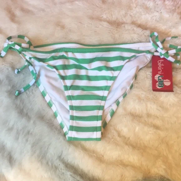 Bikini Lab Manhattan Swim String‎ Tie Bottom L