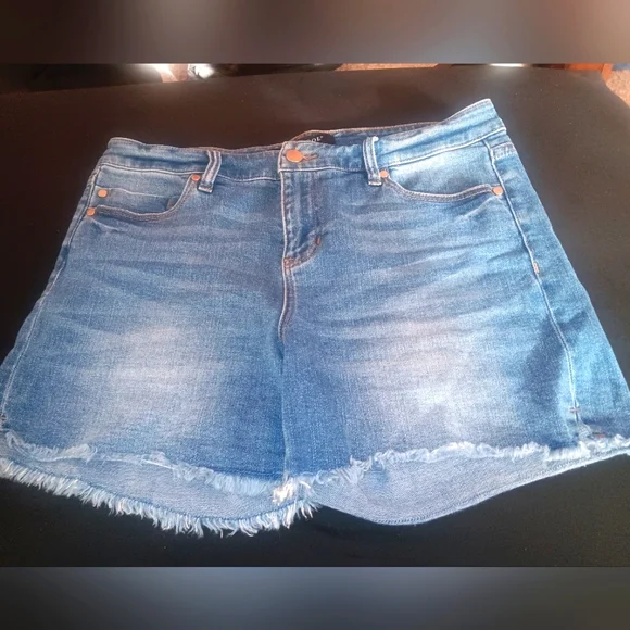 Liverpool Blue Denim Jean Shorts
