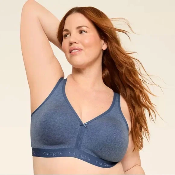 Cacique Cotton Collection Full coverage Unlined No-Wire 46H (5D)