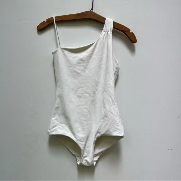 Pearl Swimwear by Heather Fish White One-Piece Swimsuit