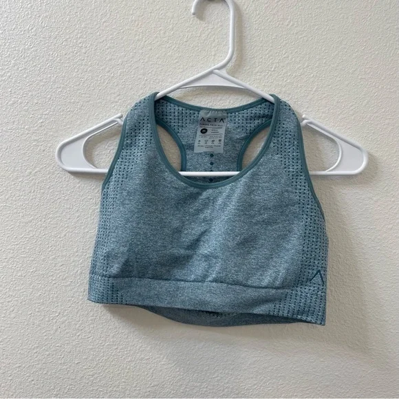 Acta sports bra teal blue medium