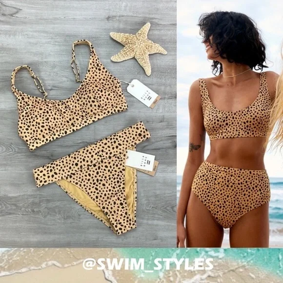 ☀️BILLABONG☀️ WELL SPOTTED TANK WELL SPOTTED ARUBA BIKINI SET