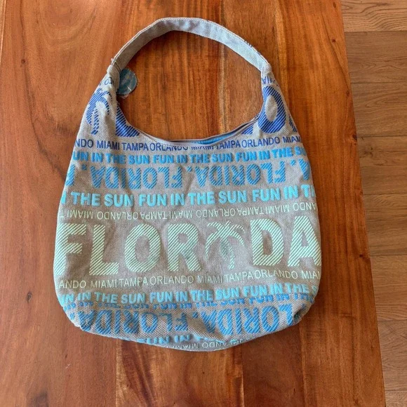 Robin Ruth Women's Florida Canvas Hobo Shoulder Bag