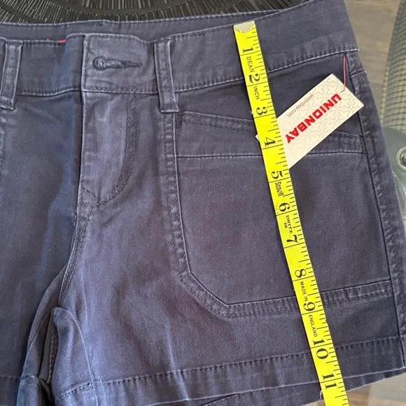 Women's Navy  Denim Shorts 7