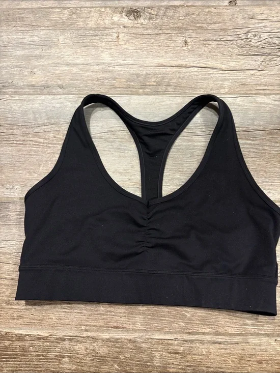 Gap Fit Eclipse Racerback Sports Bra black  XL