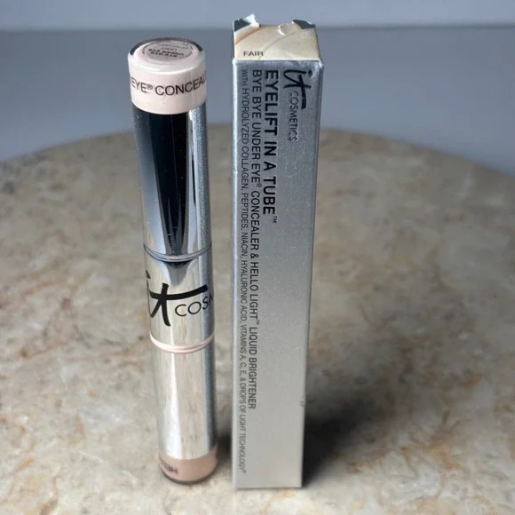 IT Cosmetics Eyelift In A Tube FAIR Bye Bye Under Eye Concealer & Hello Light