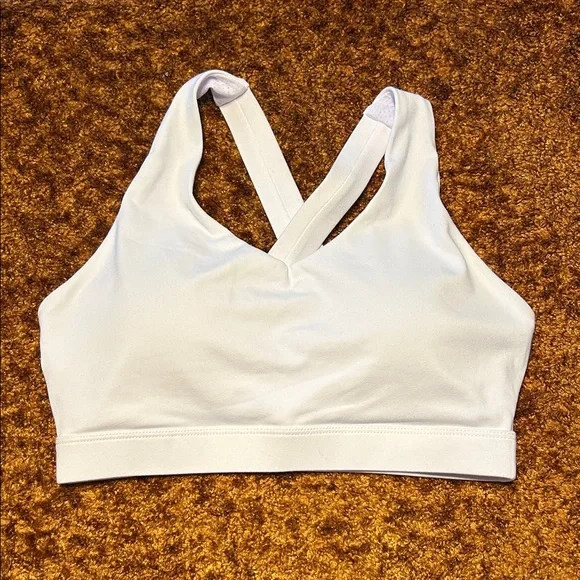 Classic White Sports Bra