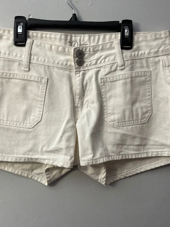 The Diva Old Navy white denim shorts