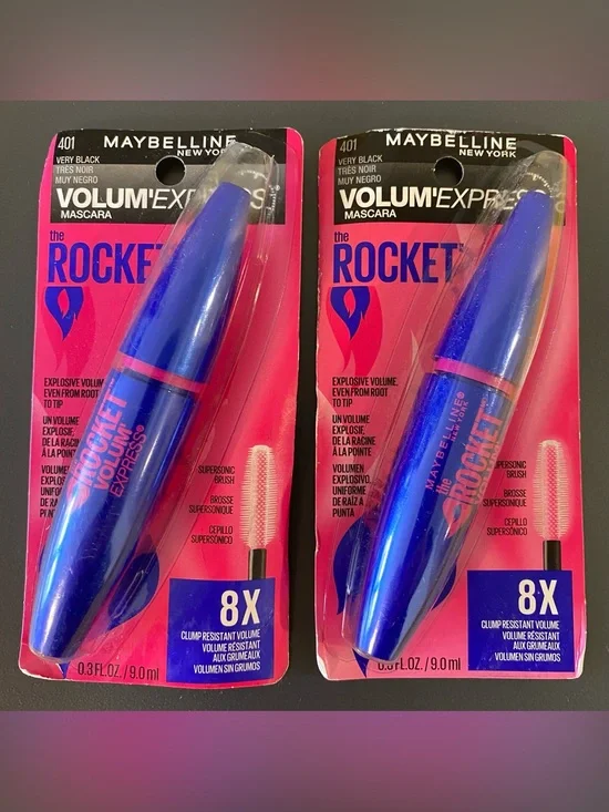 Maybelline Volum' Express The Rocket Mascara - Very black  (set of 2)