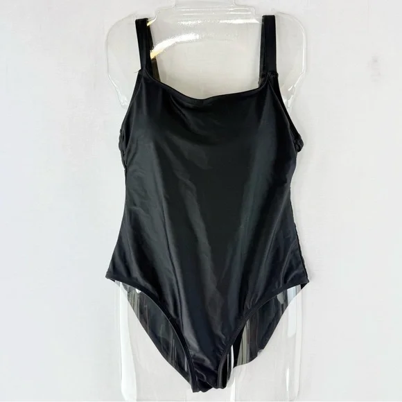 HURLEY Basic Black One-Piece Swimsuit