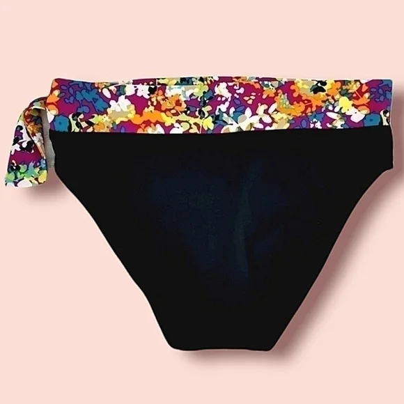 Ana EUC Women's 10 Swimwear Black Tie-Up Bottom