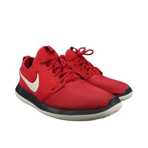 Nike Shoes Mens 14 Sneakers Athletic Roshe Two Trainers Sport Running Active Red