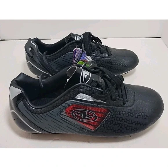 Athletic Works Youth Size 5‎ Soccer Cleats Black Color Changeable Sides New