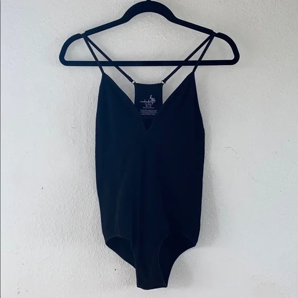 Free People | Black Bodysuit