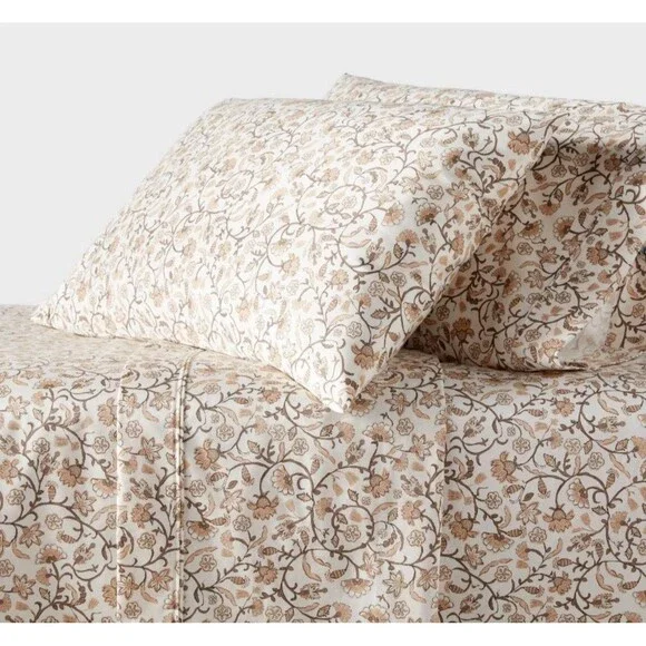 Full 400 Thread Count Performance Sheet Set Cool Floral - Threshold NEW
