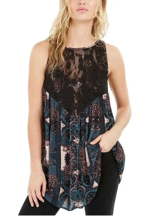 NWT Free People “Count Me In” Trapeze Mini Dress or Tunic