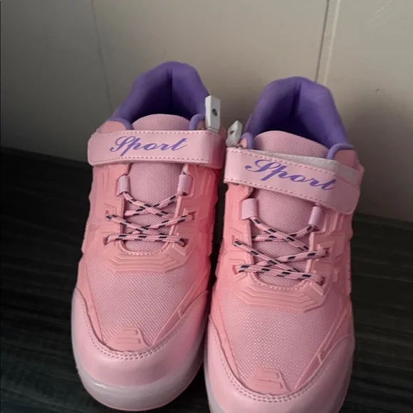 Sporto Kids Pink and Purple Sneakers