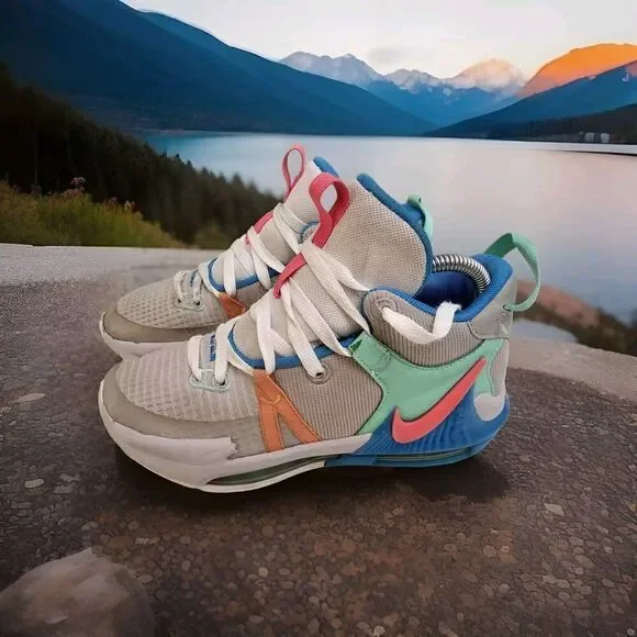 Nike (GS) Lebron Witness VII [DQ8650-003] Youth Sz 6Y Athletic Training Shoes