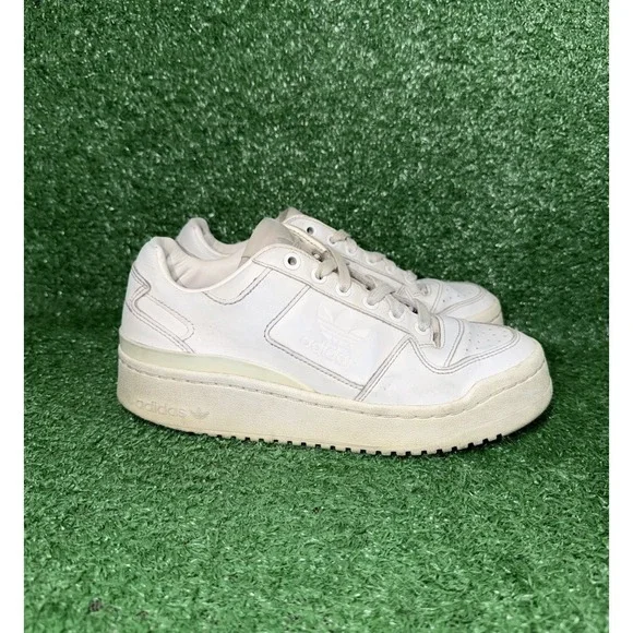 Adidas Shoes Womens Size 6 Forum Bold FY9042 White Leather Comfort Sneakers