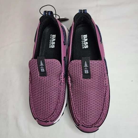 BASS OUTDOOR Women's Water Slip-on Sneakers for Boat, Trail, 6.5 NWT Retail $79
