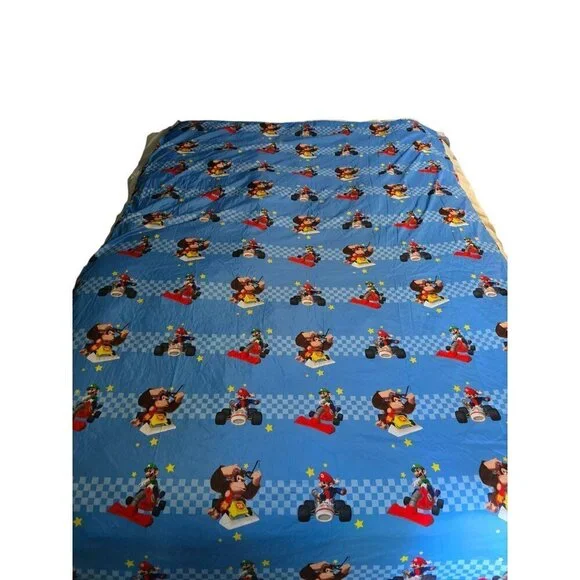 Vintage 2002 Nintendo Mario Kart DS Twin Sheet