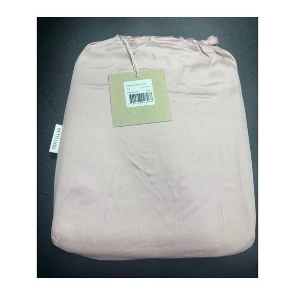 Ettitude NEW Signature Sateen Flat Sheet size Twin XL Rose