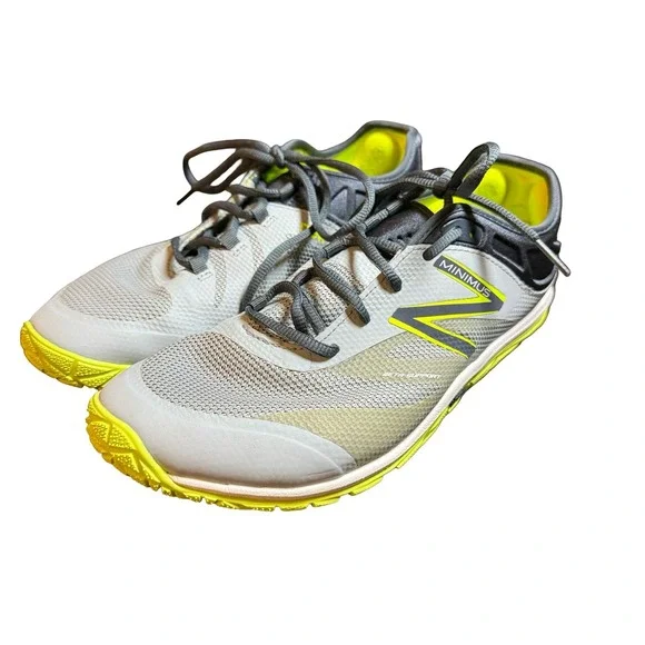 New Balance Minimus 20v6 Training Shoes Mens 8 Wide 2E Grey Lime MX20GY6 Vibram