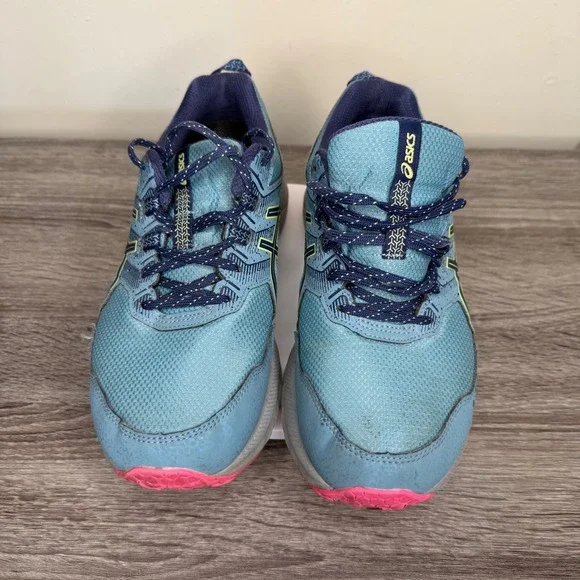 ASICS Gel Venture 8 Wide Women's Running Shoes Teal Pink Size 9‎ Wide
