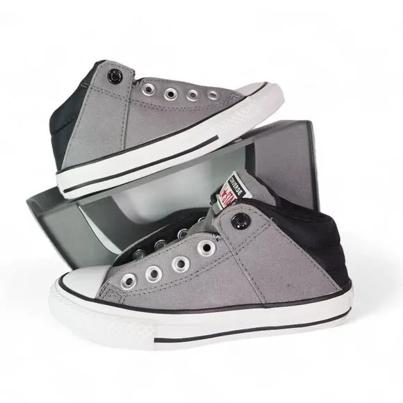 Converse Chuck Taylor All Star Mid Axel Sneakers Grey / Black / 663884F Youth 12