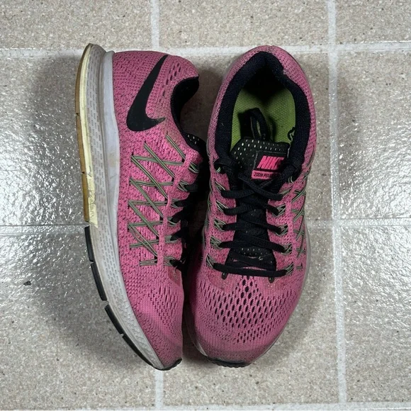 Nike Womens Air‎ Zoom Pegasus 32 749344-600 Pink Running Shoes Sneakers S…