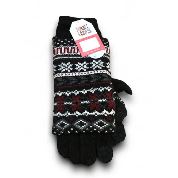 Muk Luks Women's Holiday Gift Winter Gloves - OSFM