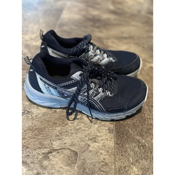 Asics Gel‎ Venture 9 Running Shoes Women's Size 7.5 Navy Blue Sneakers