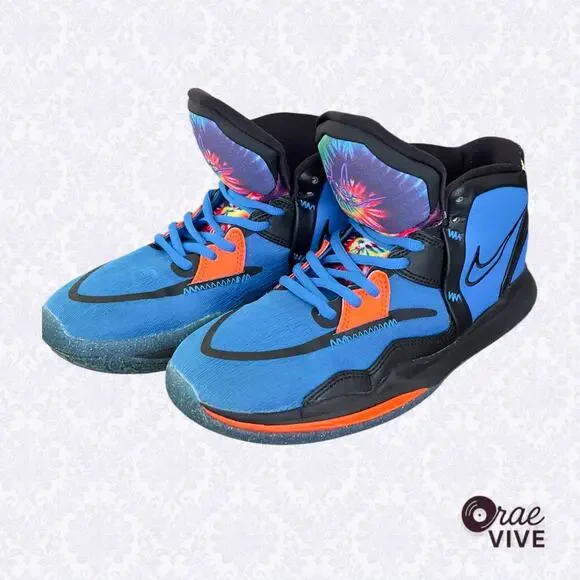 Nike Kyrie Infinity SE Tie-Dye DM3894-410 Youth 5.5Y Blue Basketball Shoes