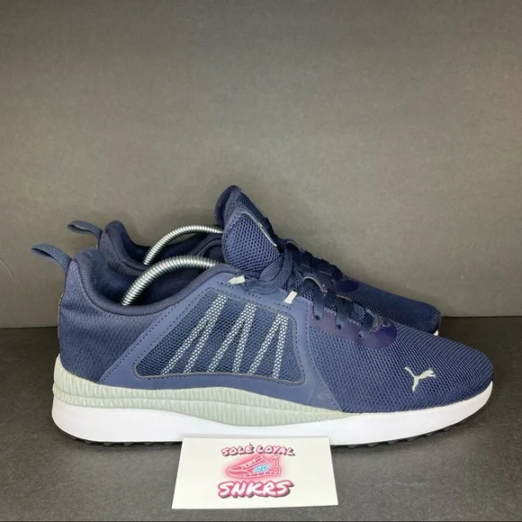 Puma Men's Pacer Net Cage Athletic Sneaker Softfoam Shoes Blue SIZE 9.5