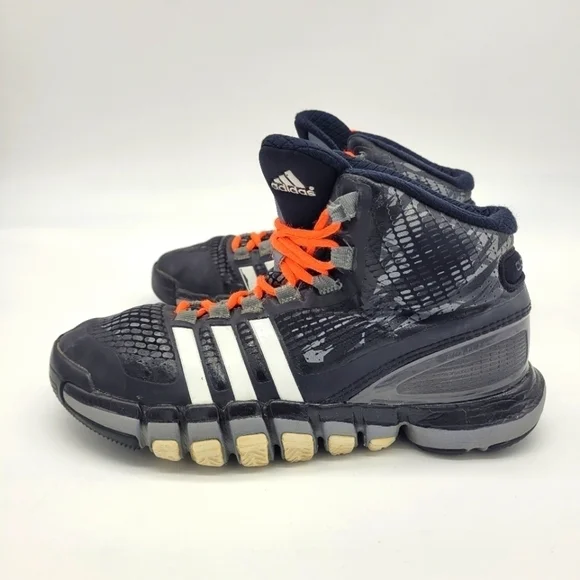 Adidas Adipure Crazy Quick Basketball Shoes Size 4.5 Youth Black Grey