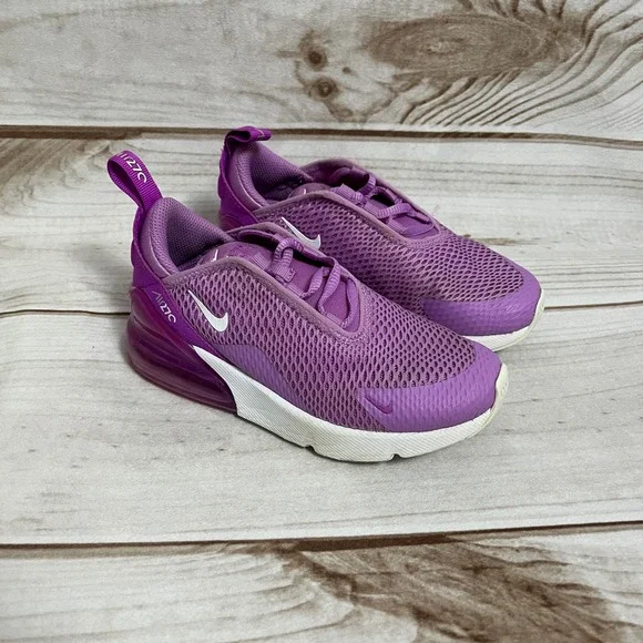 Nike Kids Air Max 270 Rush Fuschia Sneakers Size 13.5