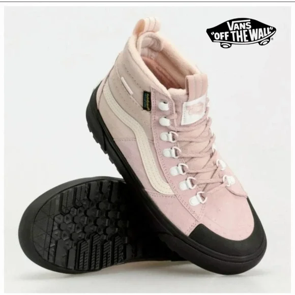 Vans Sk8-Hi MTE-2 Waterproof Shoes Women's Pink Hi Top Athletic Sneaker‎ Size 8