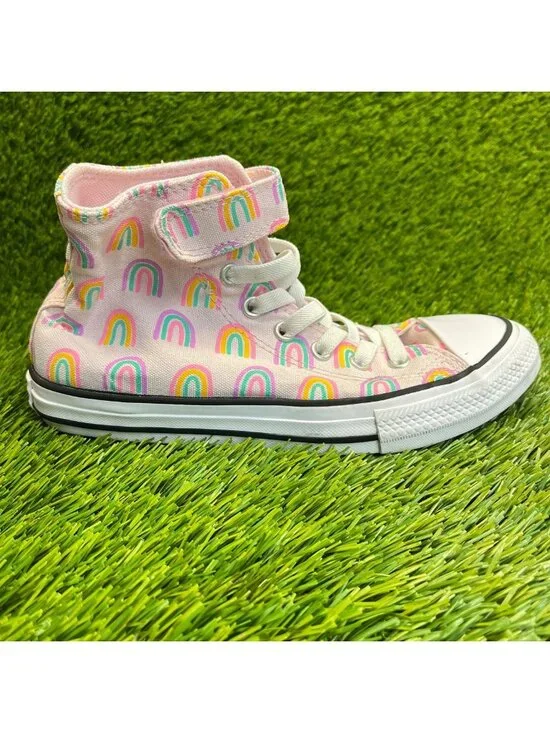 Converse Chuck Taylor All Star 1V Girls Size 2.5Y Pink Athletic Shoes Sneakers