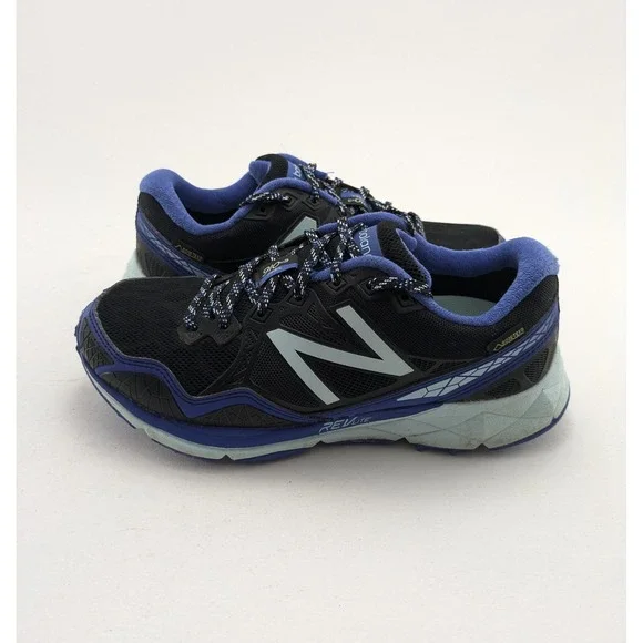 Womens New Balance 910 V3 Trail Gore-Tex REV Lite Black Running Shoes Size 5.5