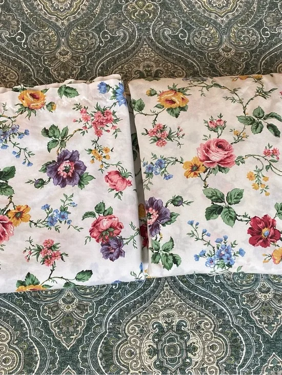 VTG Springmaid sheet set (2) Floral romantic