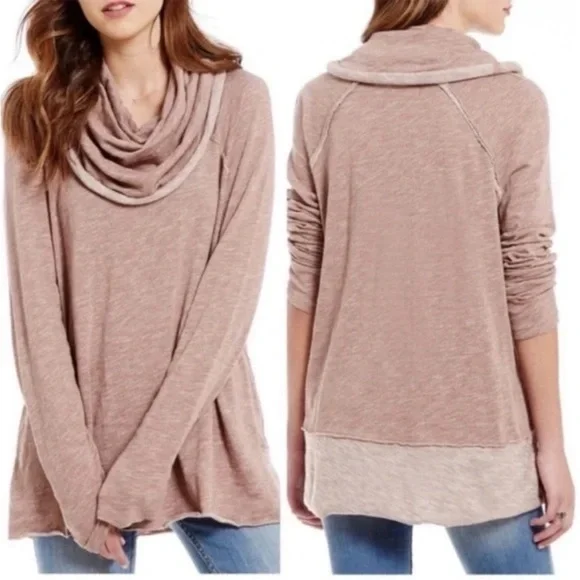 Free people cowl neck top