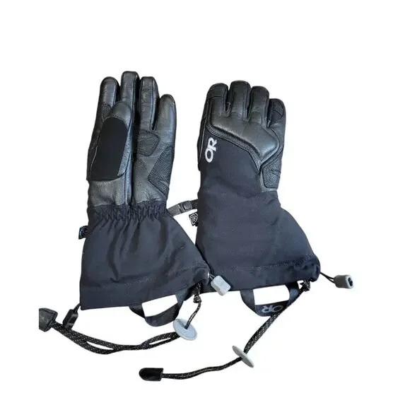 Outdoor Research 3-1 Snow Ski Winter Warm Black Women's Lined Gloves Size S