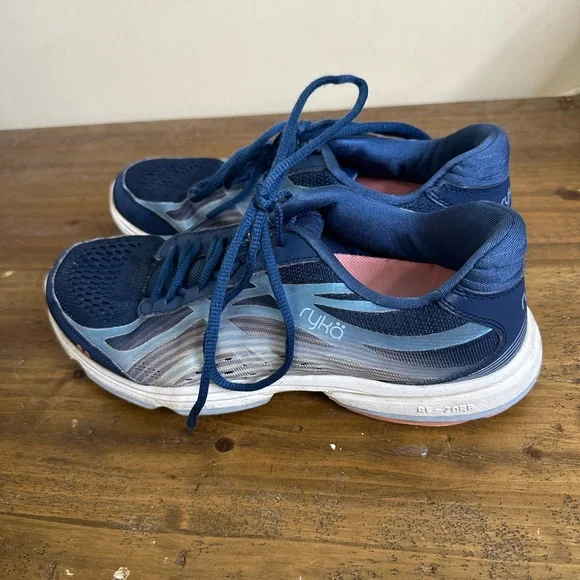 Ryka Womens Devotion Plus 3 Walking Shoe, Fresh Navy Mesh, Size 9.5M, F7710M3402