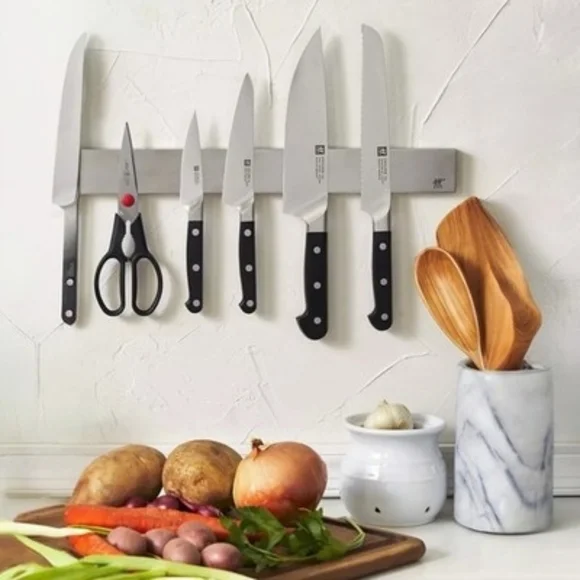 IKEA GRUNDTAL Silver Magnetic Knife Rack Stainless Steel Holder NIB